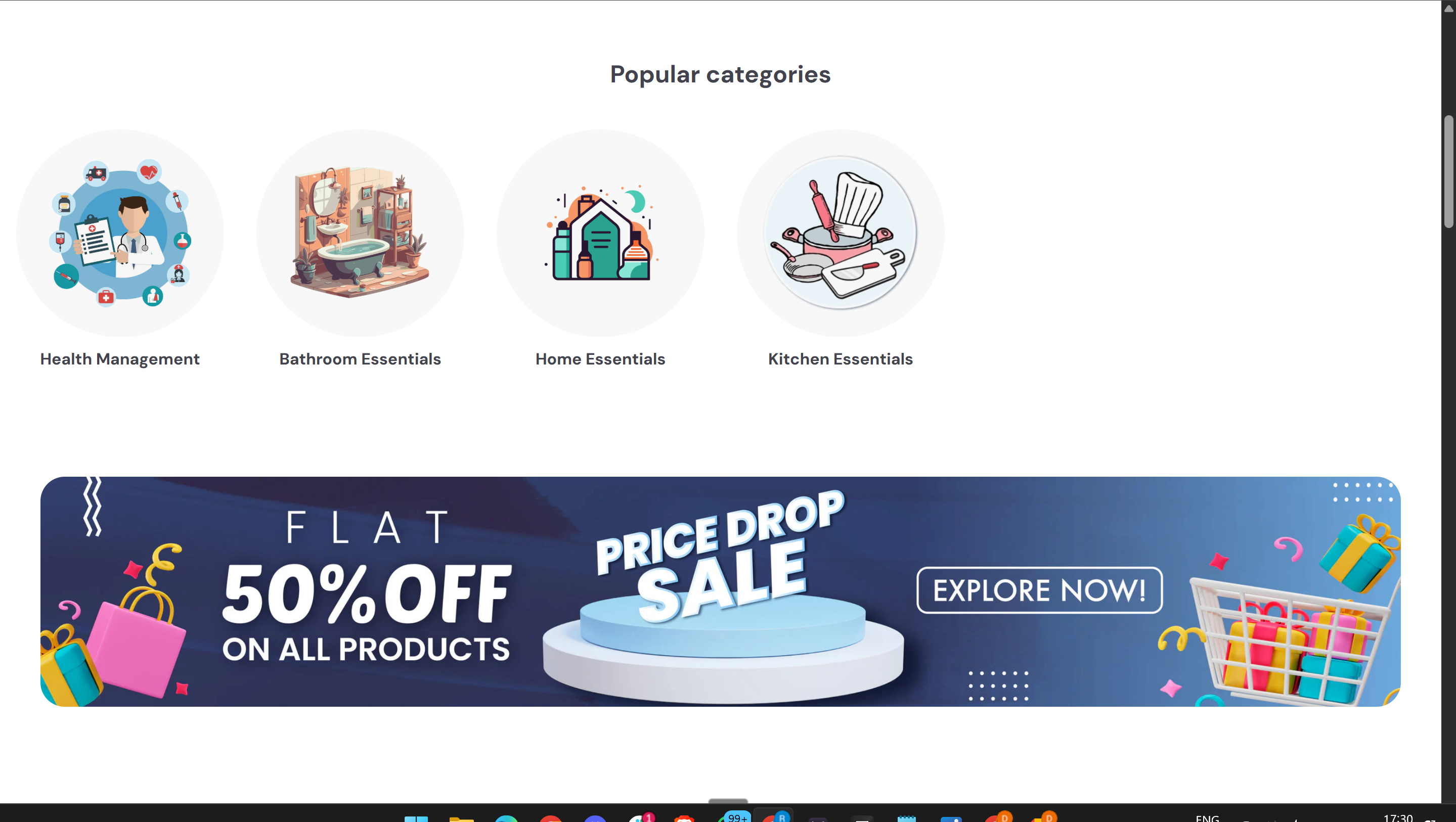 Use cases and promotional banner